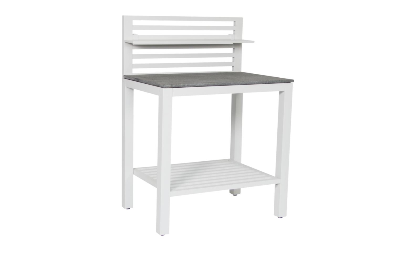 Gartenküche Bellac Theken-Element, Weiß Gartenküche Bellac Theken-Element, Weiß