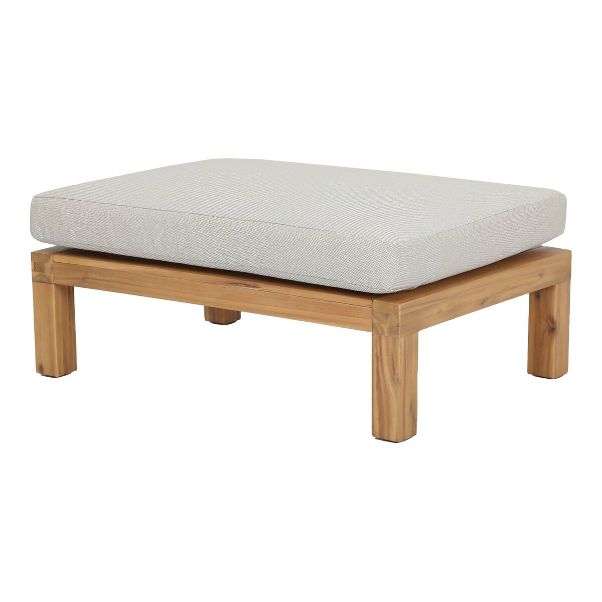 Gartenhocker Relax - Akazienholz Natur, 120 x 60 cm