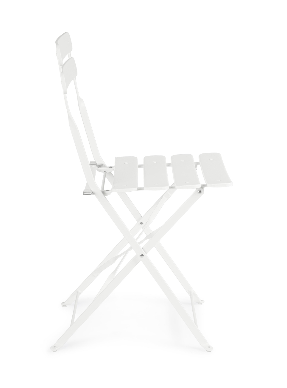 Gartenstuhl Yasmin aus Metall, Weiß