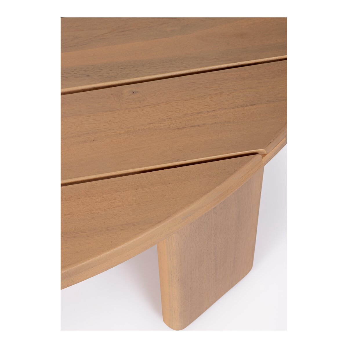 Gartencouchtisch Pablo - Akazienholz Natur, in Teak-Optik, 100 x 80 cm