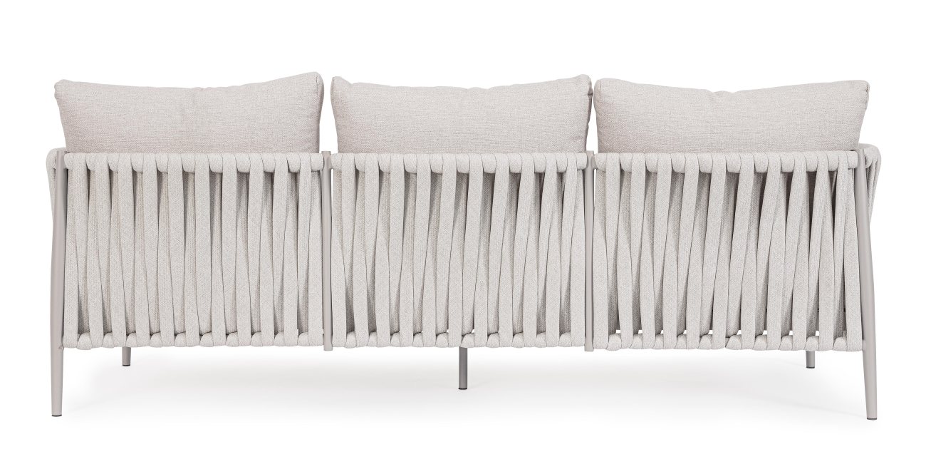 Gartensofa Jacinta aus Aluminium, Sand