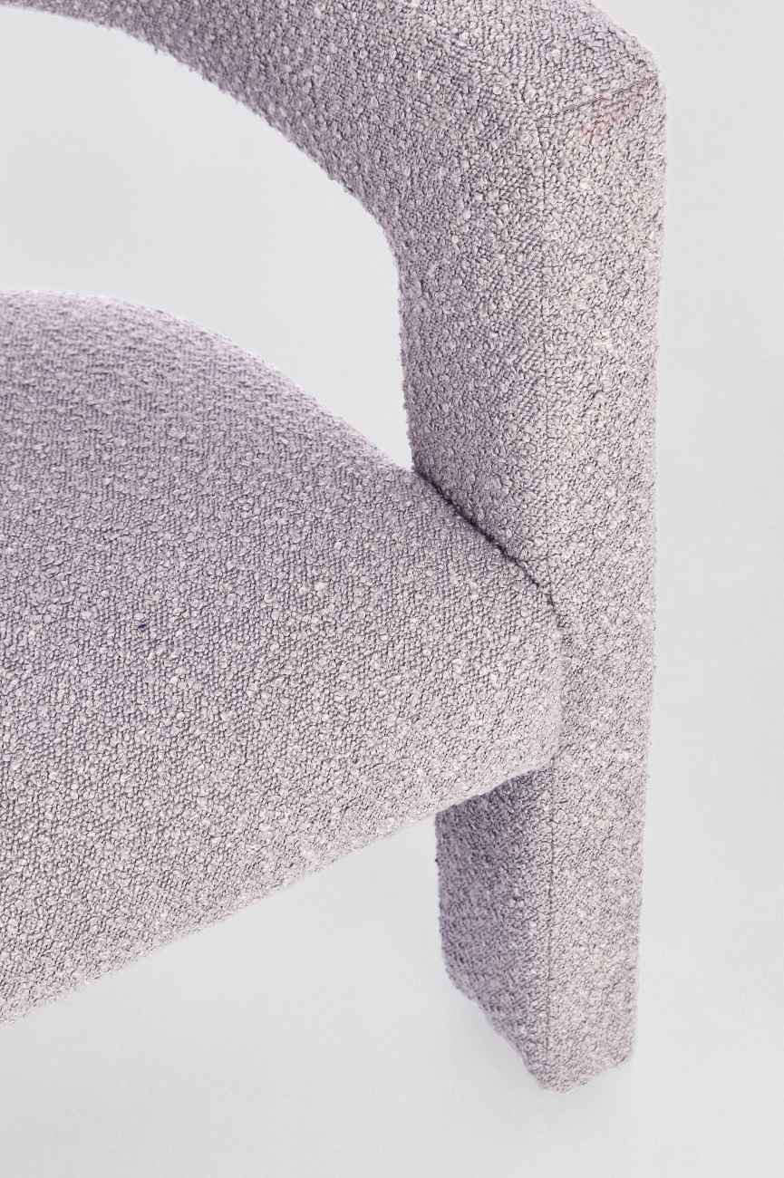 Esszimmerstuhl Arabella mit Armlehne, Grau