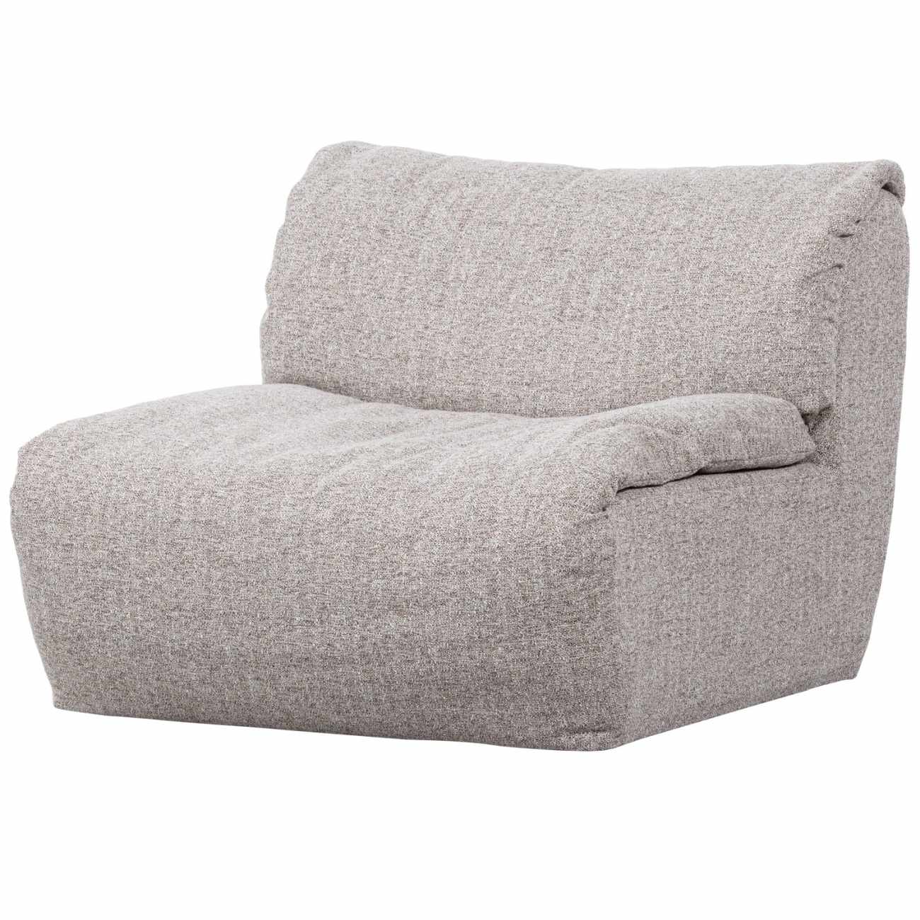 Sessel Baggy aus Melange-Stoff, Natur Sessel Baggy aus Melange-Stoff, Natur