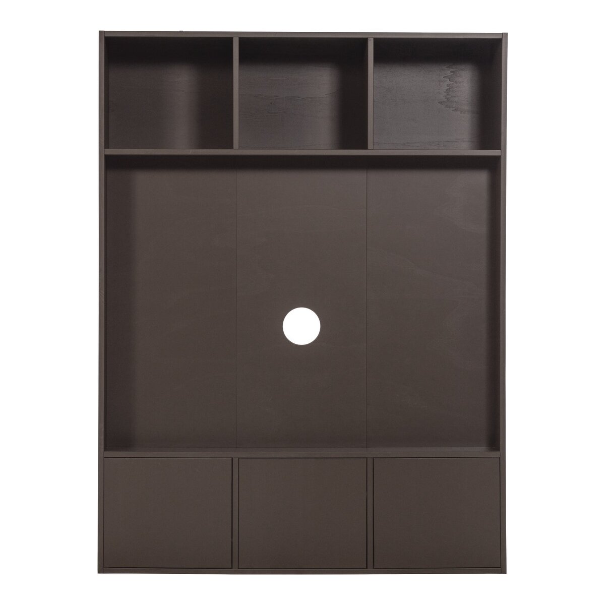 Schrank / TV-Schrank Meggy - Kiefernholz Mittelbraun, 160 cm