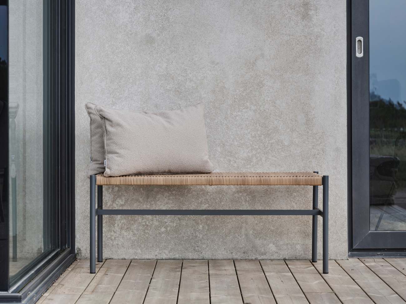 Gartenbank DK 106 cm, Anthrazit