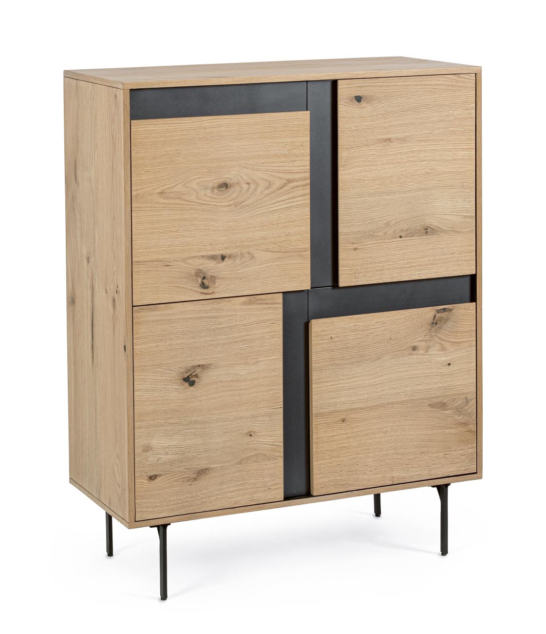 Highboard Stanwood aus Eichenholz, 90 cm Highboard Stanwood aus Eichenholz, 90 cm