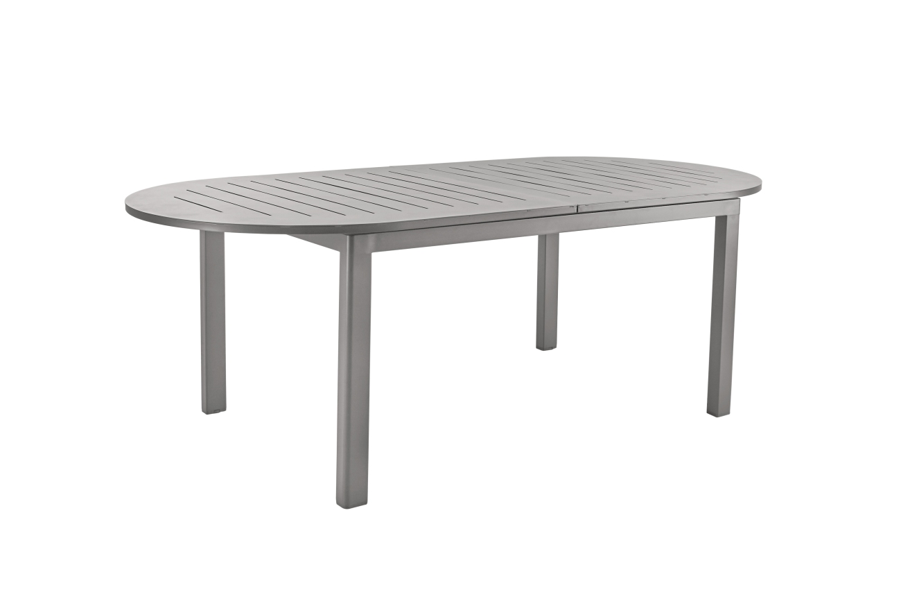 Gartenesstisch Lomma Elipse, 220-280x110 cm, Taupe Gartenesstisch Lomma Elipse, 220-280x110 cm, Taupe