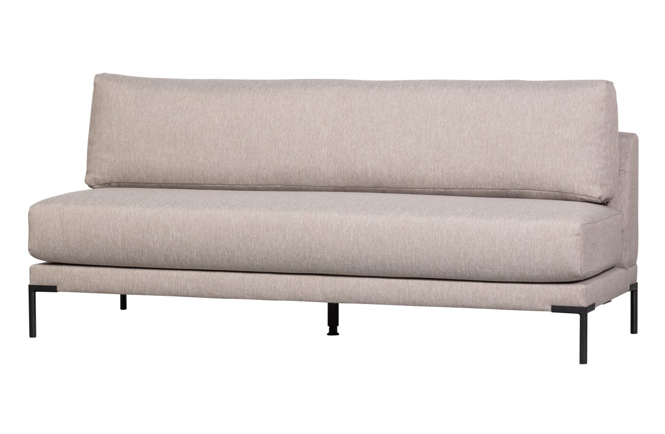 Bank Couple Element aus Melange-Stoff 200 cm, Natur Bank Couple Element aus Melange-Stoff 200 cm, Natur