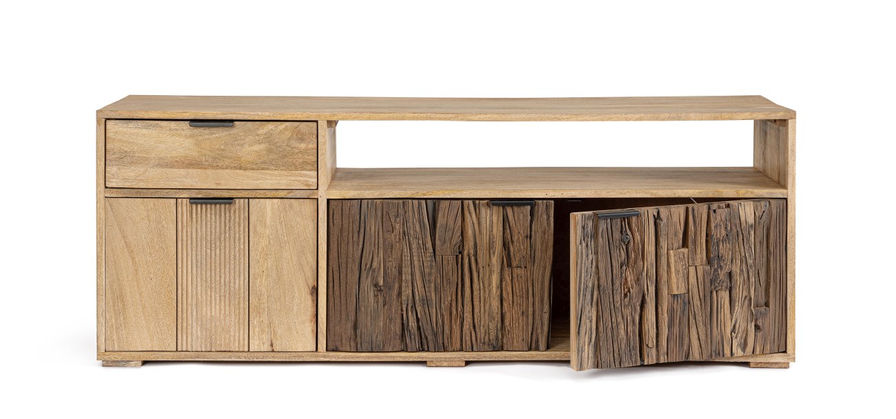 TV-Board Nashik aus Mangoholz, 145 cm