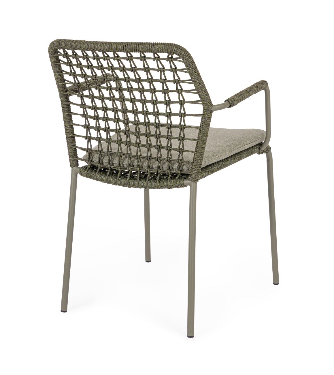 Gartenstuhl Canar aus Metall, Grün