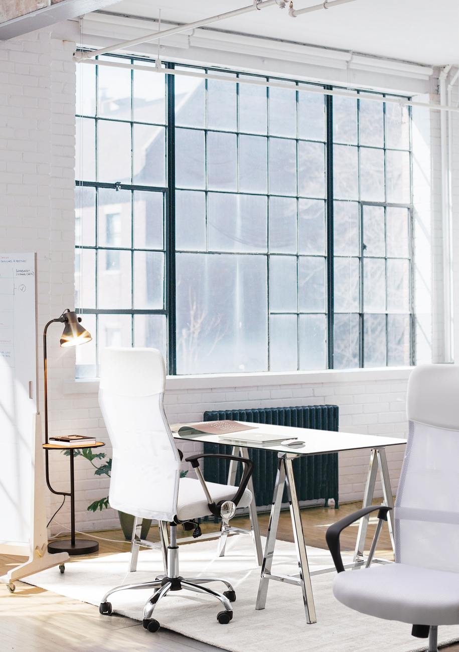 Bürostuhl Dakar mit Armlehne, Weiß