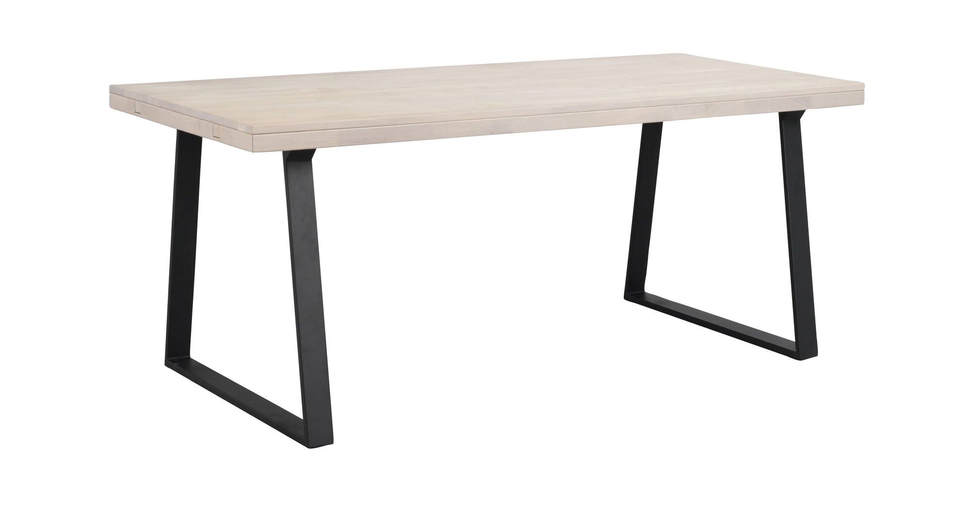 Esstisch Brooklyn, Trapez-Gestell, 170cm, Whitewash – überzeugt mit zeitlosem Stil. Esstisch Brooklyn, Trapez-Gestell, 170cm, Whitewash