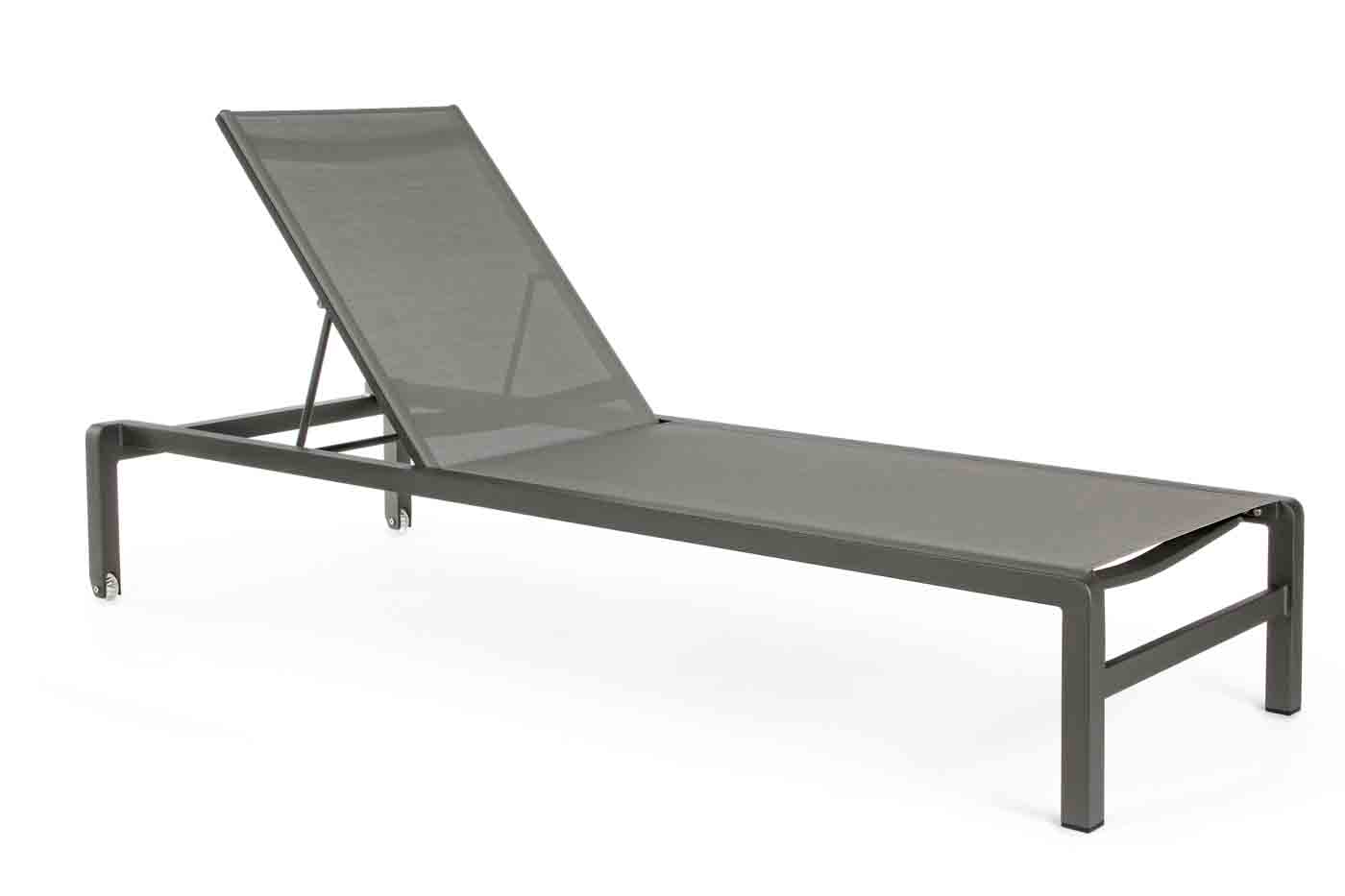 Gartenliege Konnor, Aluminium Textilene, Anthrazit CX23 Gartenliege Konnor 2er-Set Aluminium, Anthrazit