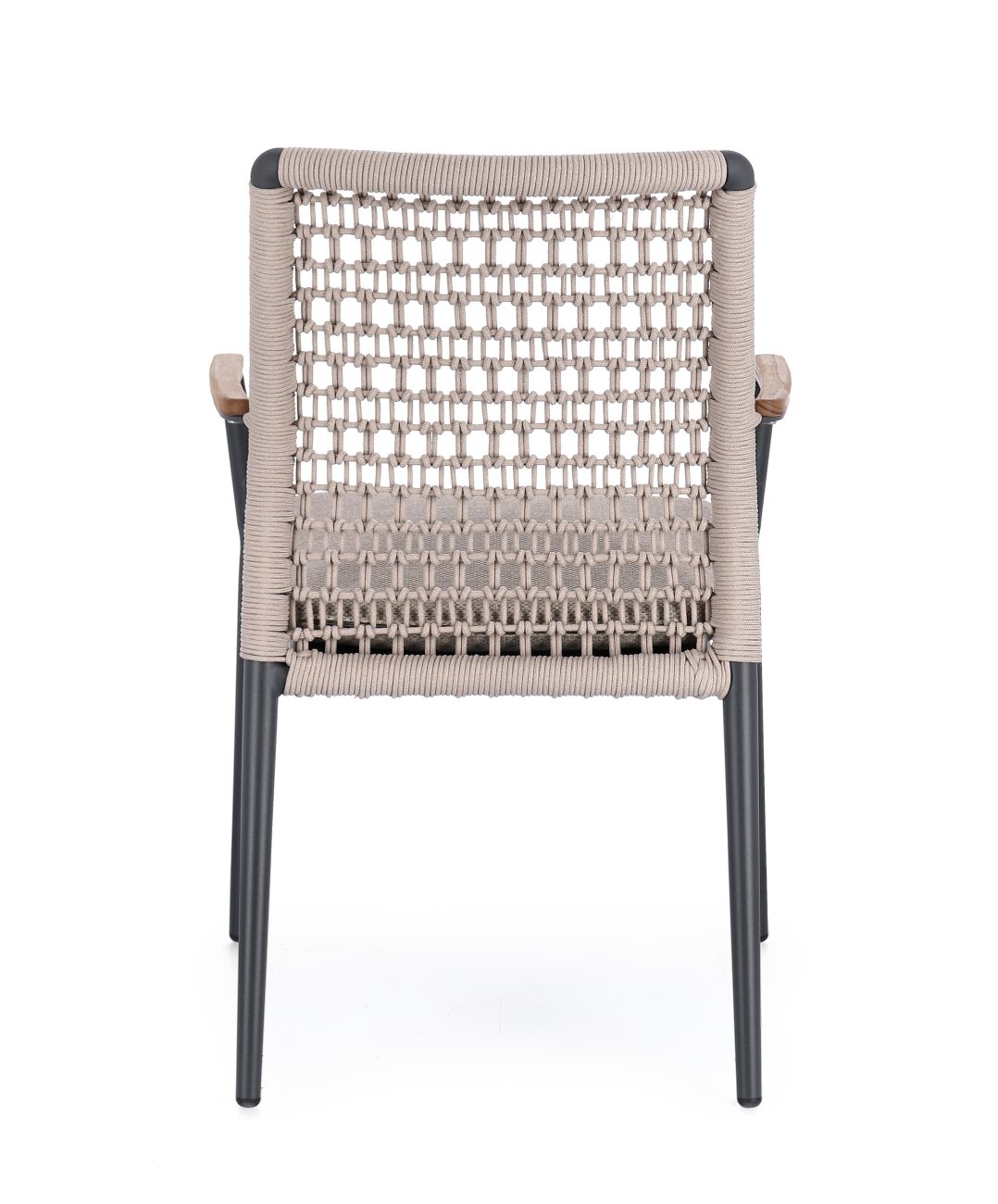 Gartenstuhl Maddox aus Aluminium, Anthrazit