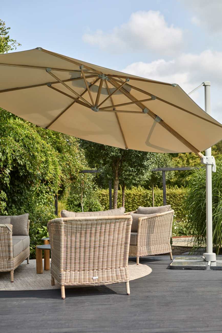 Sonnenschirm Luzzi Ø 350 cm, Beige