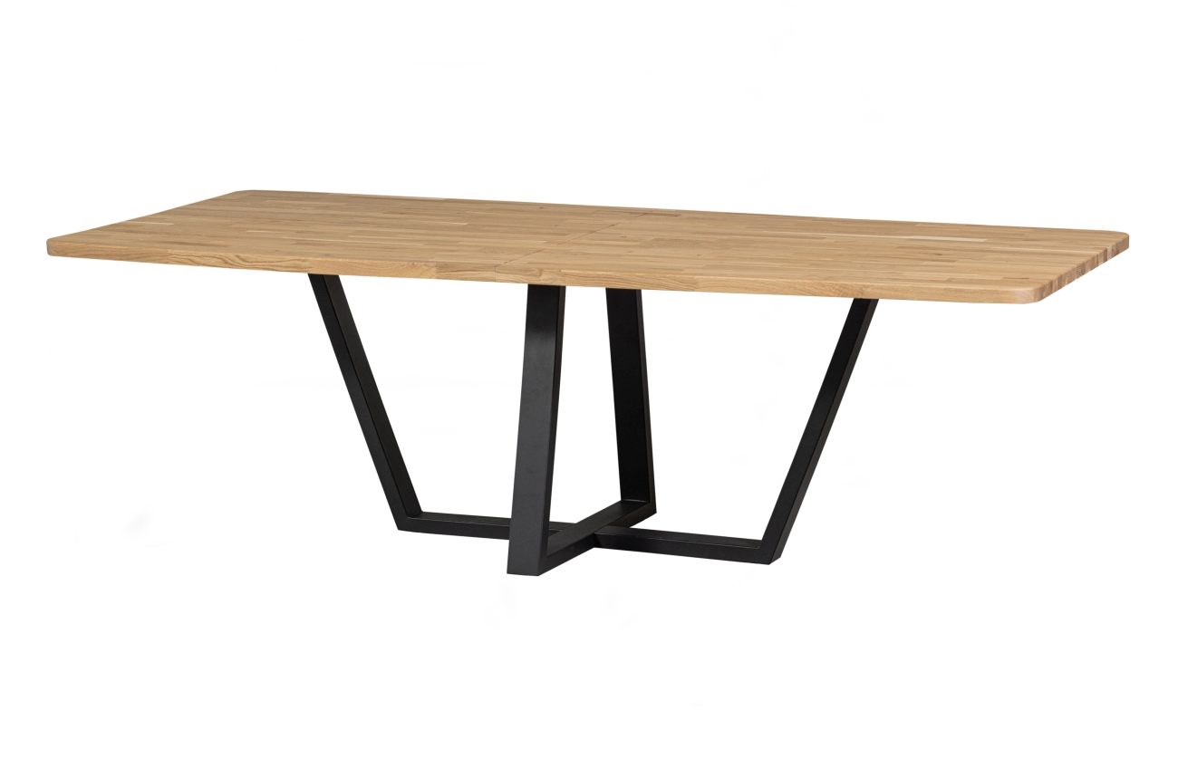 Esstisch Tablo XL aus Eichenholz, D-Gestell Esstisch Tablo XL aus Eichenholz, D-Gestell
