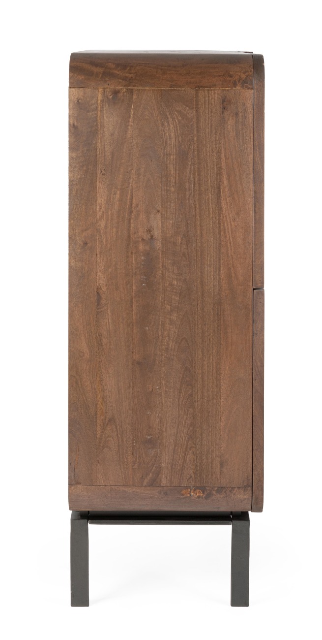 Highboard Orissa aus Mangoholz, Braun