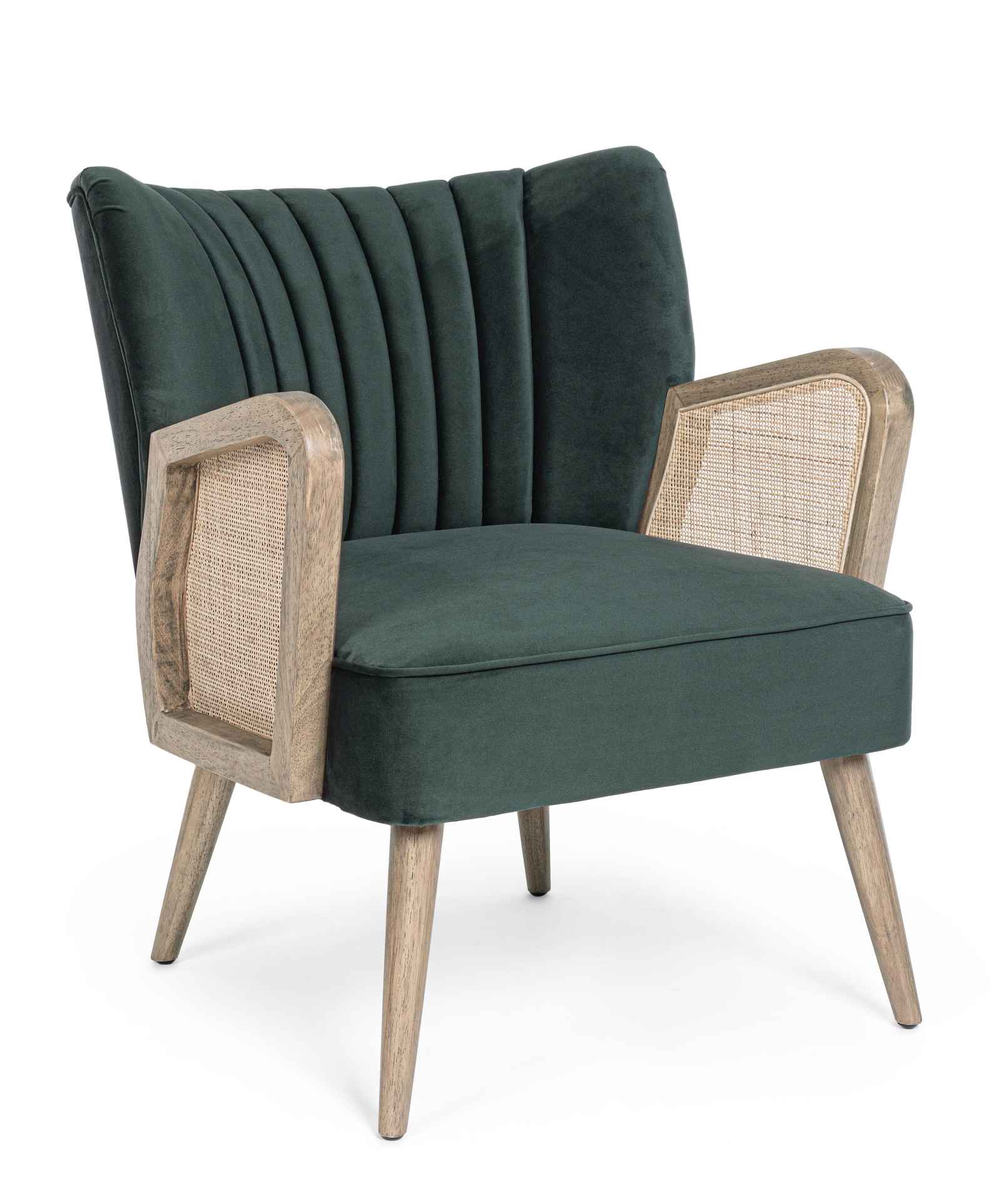 Sessel Virna mit Stoff-Bezug, Grün Sessel Virna mit Stoff-Bezug, Grün