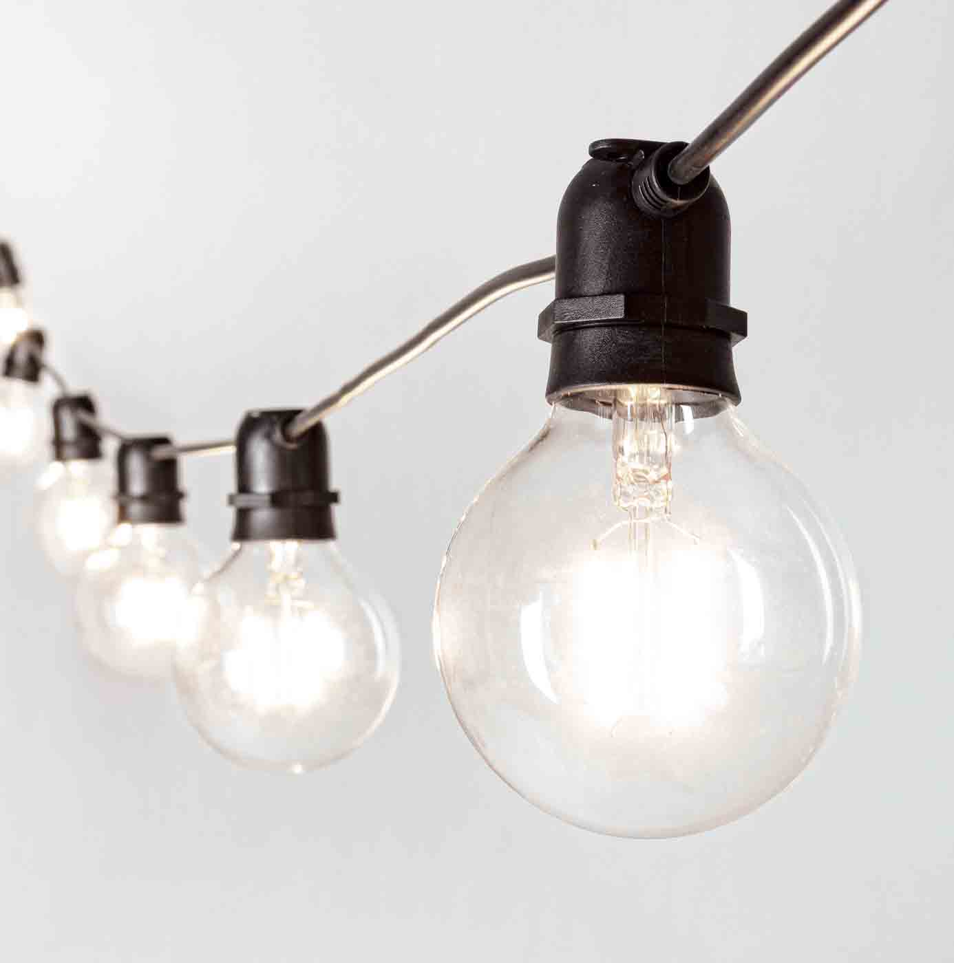 Schlichte Lichterkette Brilliant mit 10 LED Lampen