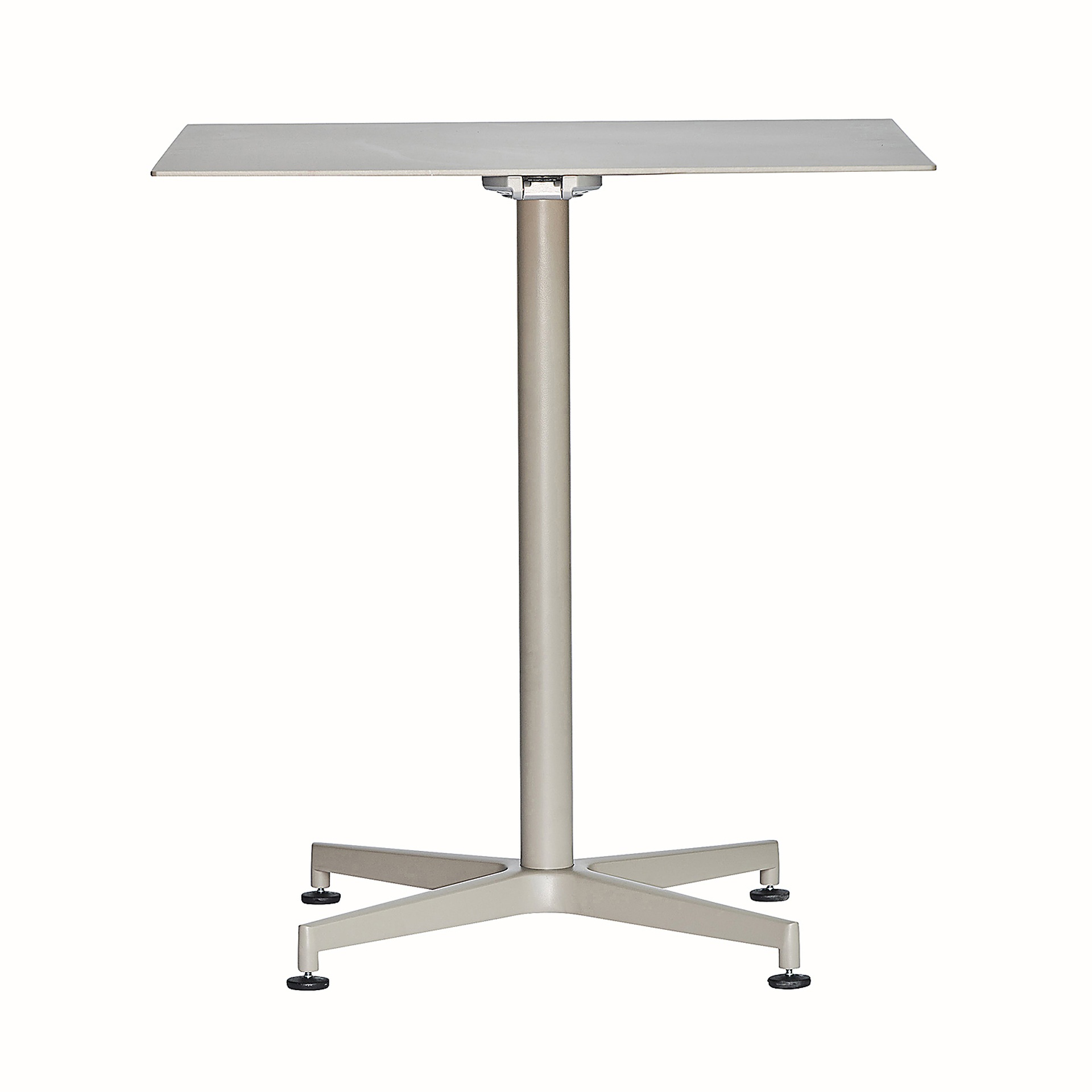 Der Klapptisch Vega in eckiger Form besitzt ein modernes Design. Hergestellt wurde der Tisch aus Aluminium und ist in verschieden Farben erhältlich. Der Tisch ist von der Marke Jan Kurtz.