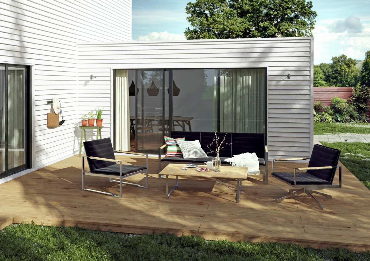 Gartenbank Gotland aus Metall