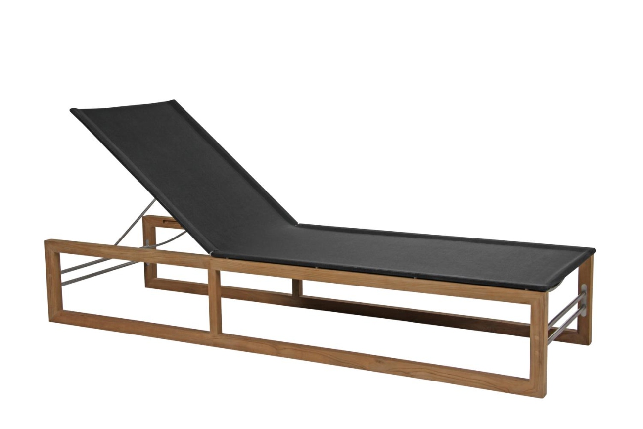 Gartenliege Vevi aus Teakholz Gartenliege Vevi aus Teakholz