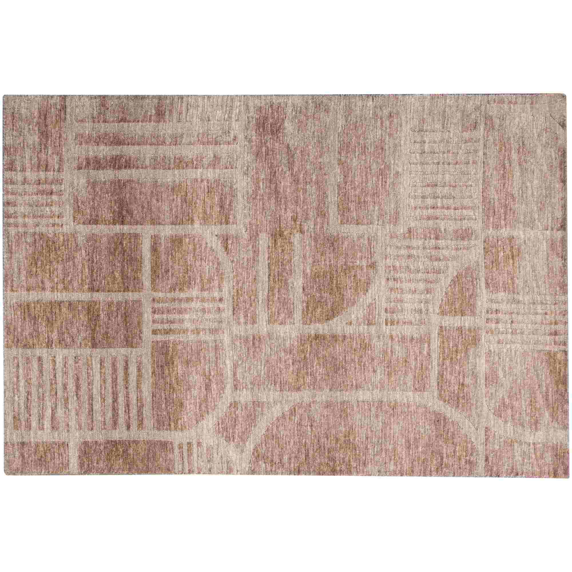 Teppich Lovi Taupe - Baumwolle/Polyester, 170 x 240 cm