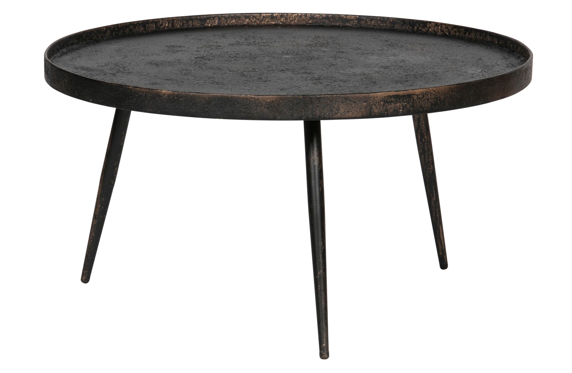 Der Beistelltisch Bounds überzeugt mit seinem industriellem Design. Gefertigt wurde der Tisch aus Metall und Holz. Der Tisch besitzt einen Anthrazit Farbton